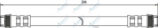 APEC BRAKING Jarruletku HOS3178